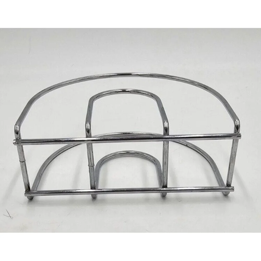 Napkin Mail Letter Holder Chrome Wire Metal Table Picnic Freestanding Organizer